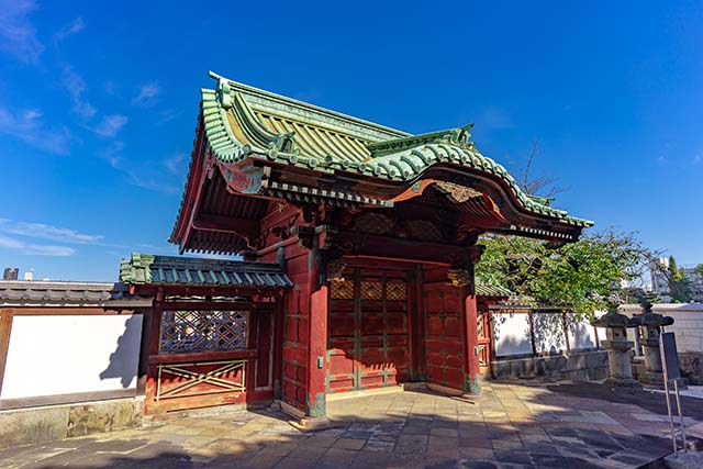 徳川将軍霊廟勅額門