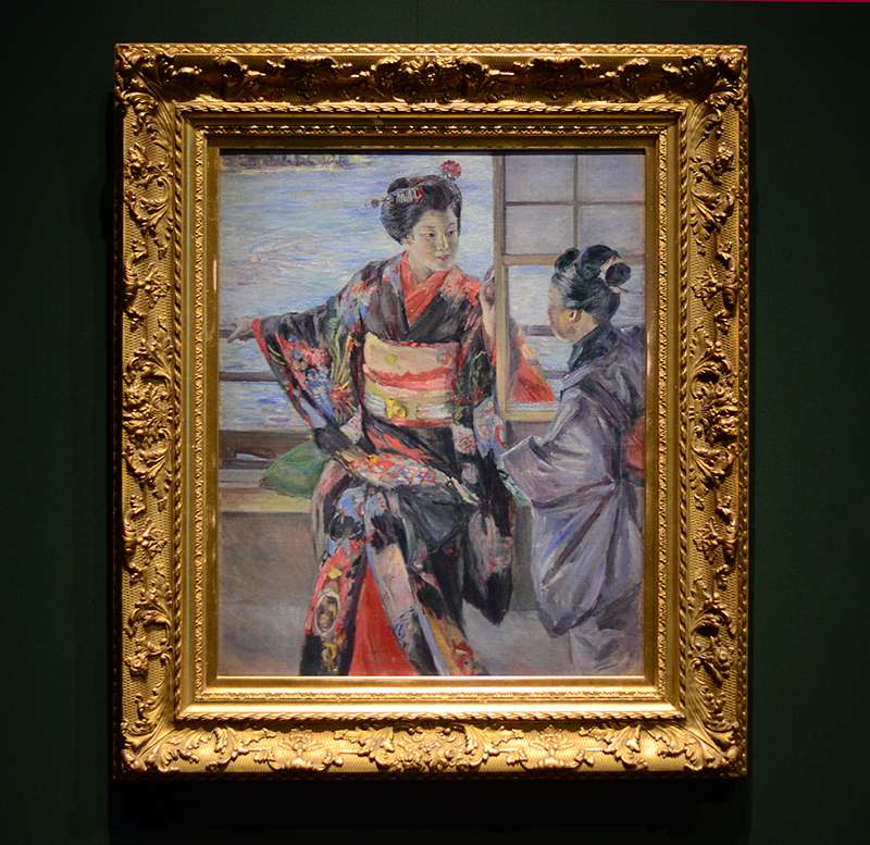 藤田嗣治、「Femme au chale de mousseline」 藤田嗣治、「Femme au chale de mousseline」 - メルカリ